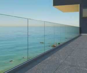 railing kaca frameless