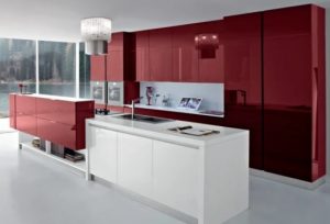 kitchen set kaca cermin