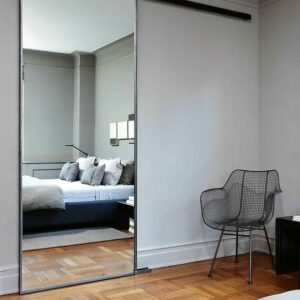 pintu cermin rumah modern