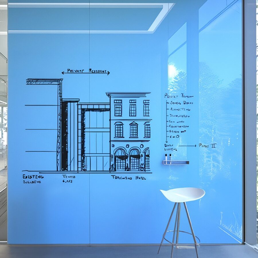 Papan Tulis Kaca Magnetic