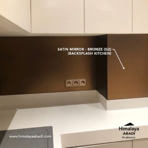 Backsplash Kaca Tempered