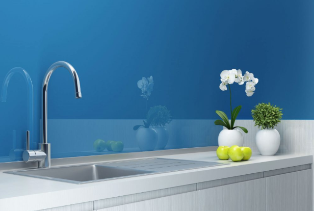 Kaca Backsplash Dapur